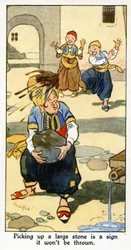 "Egy nagy kő felszedése annak a jele, hogy nem fogják eldobni", 1931